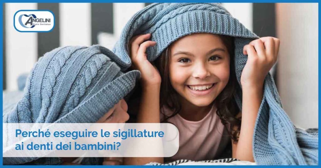 sigillature denti dei bambini
